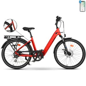 UrbanBiker UB100B | Urban E-Bike | Actieradius tot 140 km