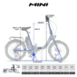 Urbanbiker Mini | Elektrische Vouwfiets | 100KM Actieradius | 20"