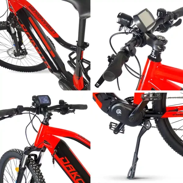 Urbanbiker Dakota Plus | Elektrisches Mountainbike | Motor centraal | 160KM Actieradius