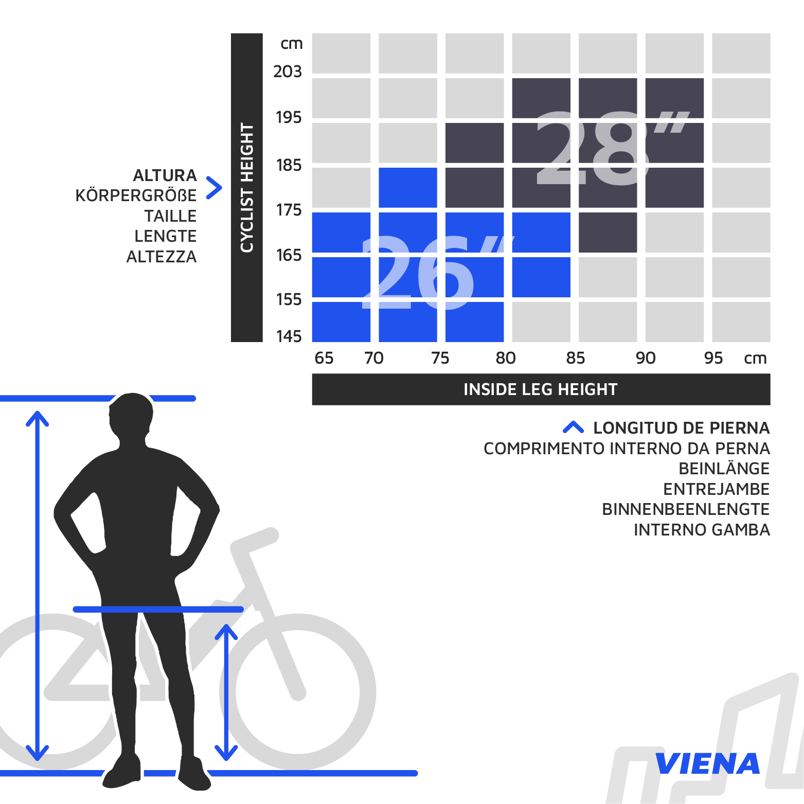 Urbanbiker Viena | Elektrische Hybride Fiets | 200KM Actieradius