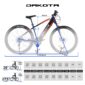 Urbanbiker Dakota | Elektrisches Mountainbike | 200KM Actieradius
