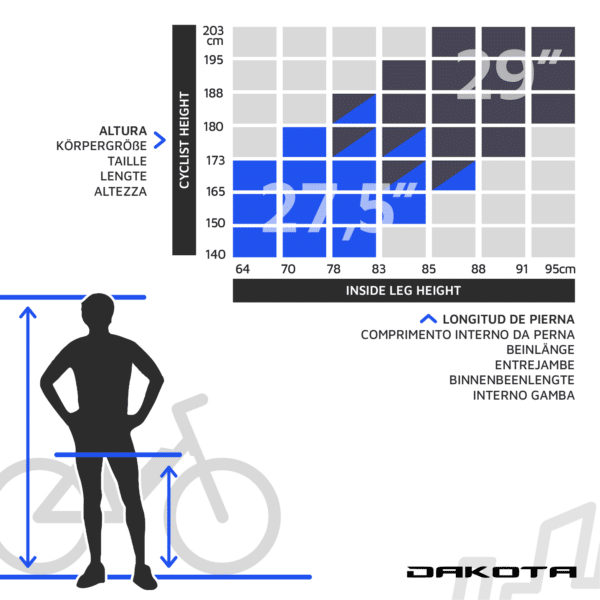 Urbanbiker Dakota | Elektrisches Mountainbike | 200KM Actieradius