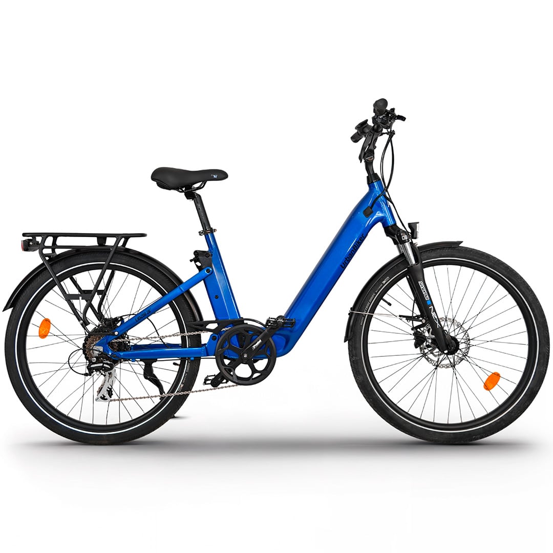 UrbanBiker UB200B | Urban E-Bike Volledige Suspesion | Actieradius tot 140 km