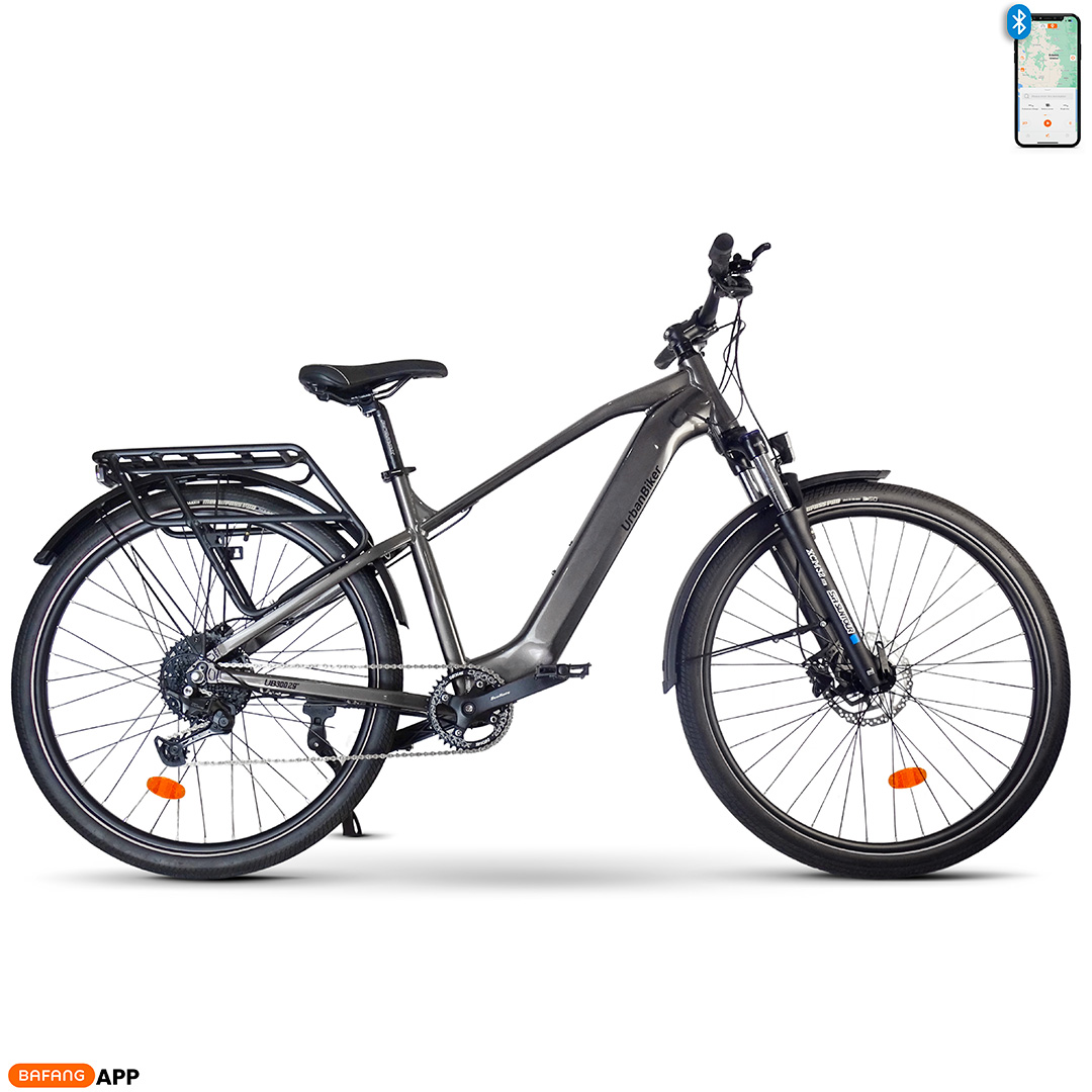 UrbanBiker UB300B FE | Trekking E-Bike Volledig uitgerust | Actieradius tot 140 km